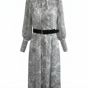 Calvin Klein Paisley Print Dress SZ 2